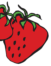 juicy strawberries